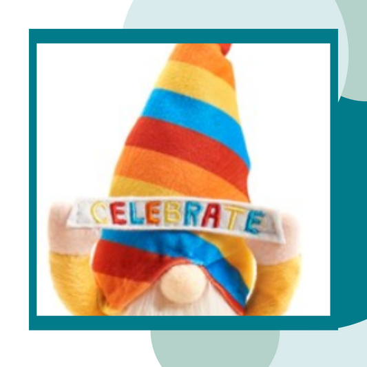 Celebrate Striped Hat Gnome