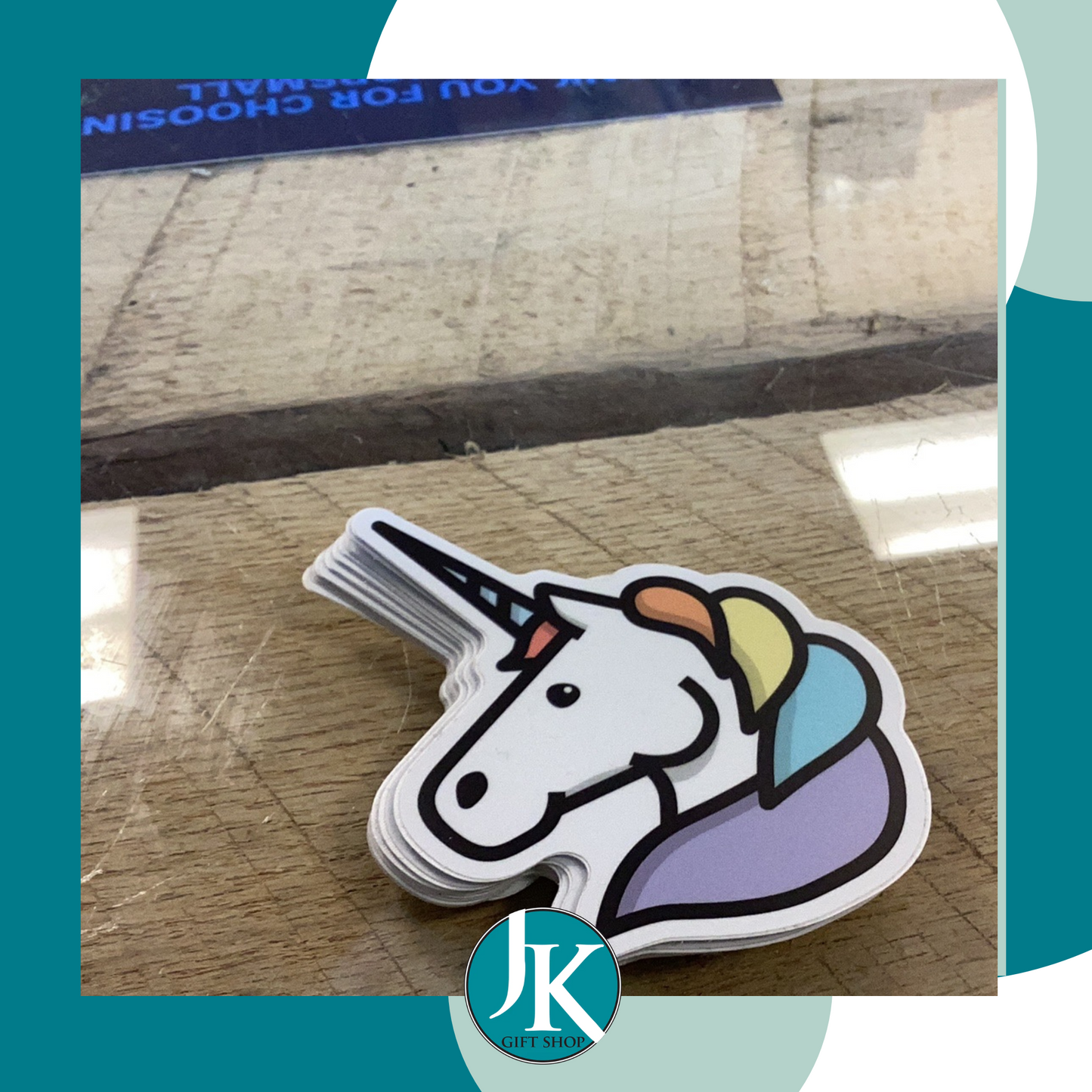 Pastel Unicorn Sticker