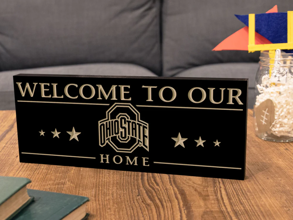 Welcome To Our OSU Home Wall Decor