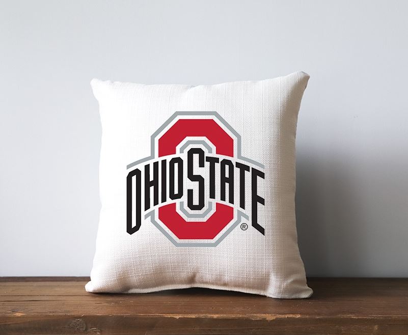 Ohio State Athletic Logo Pillow