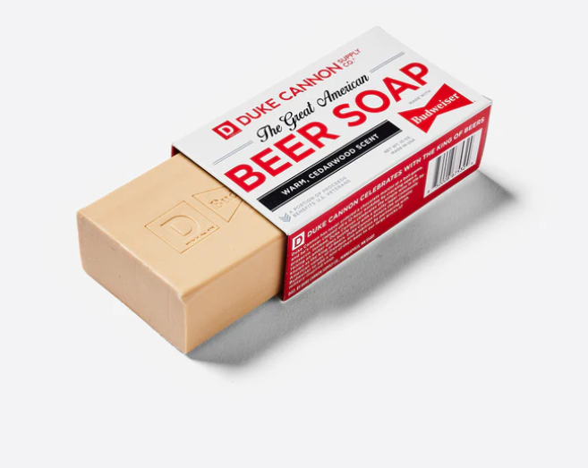 The Great American Beer Soap packaging