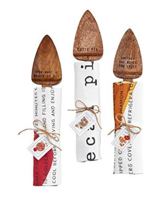 Pecan Pie Recipe Towel Set