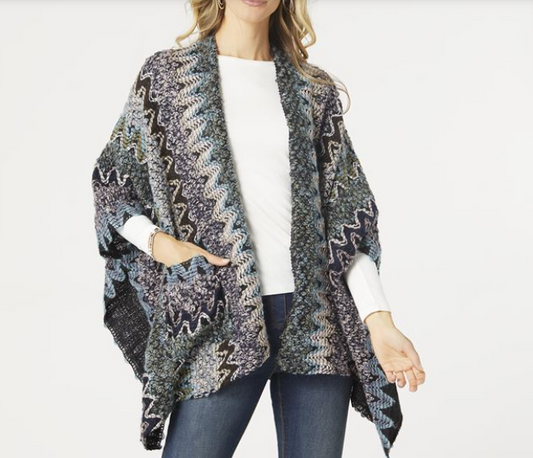 Marlee Chunky Knit Multi Color Cardigan