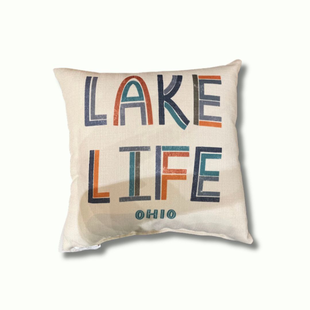 Lake Life Ohio Pillow