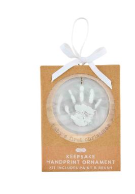 Baby's First Handprint Ornament Set
