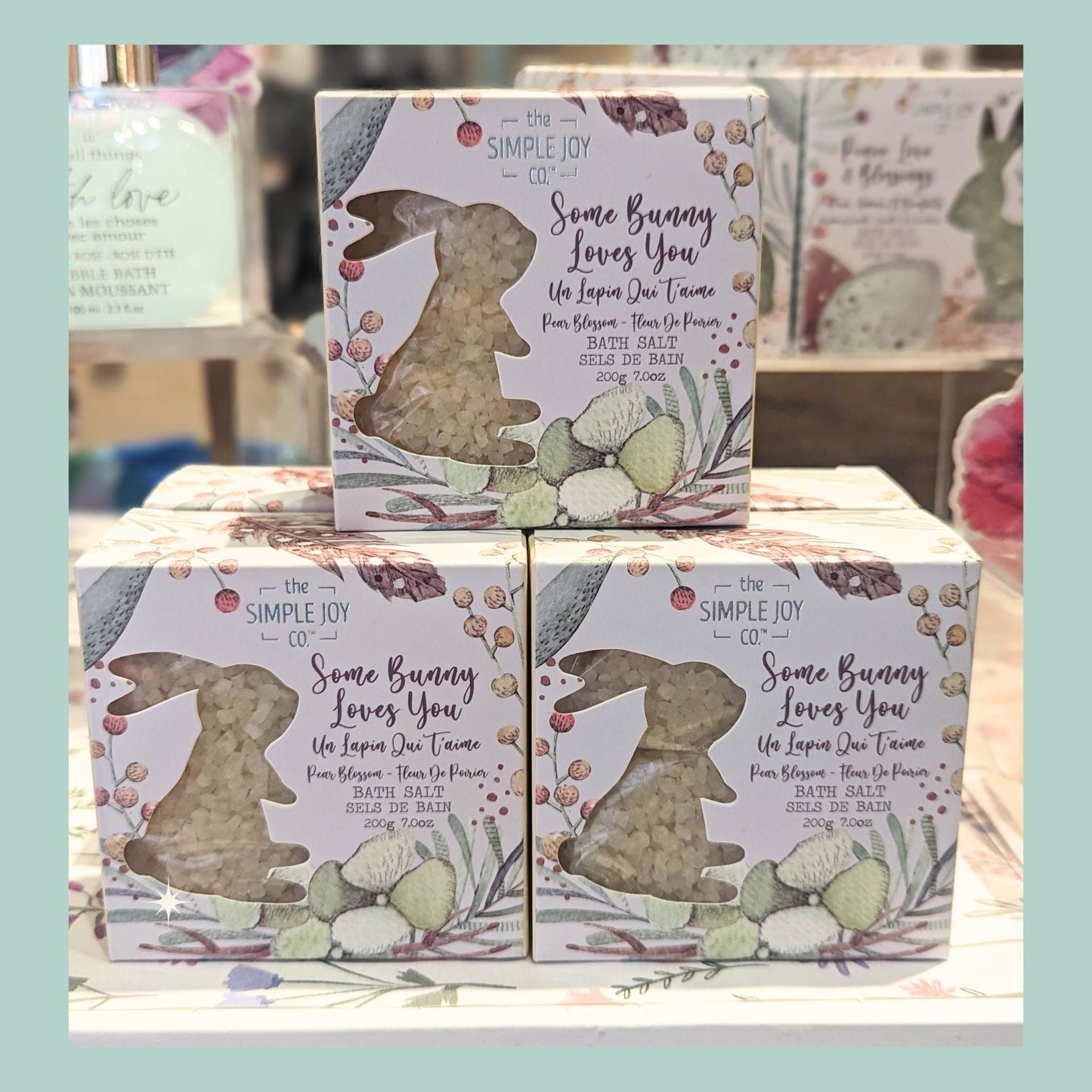 Bath Salts Boxed Simple Joy Bunny