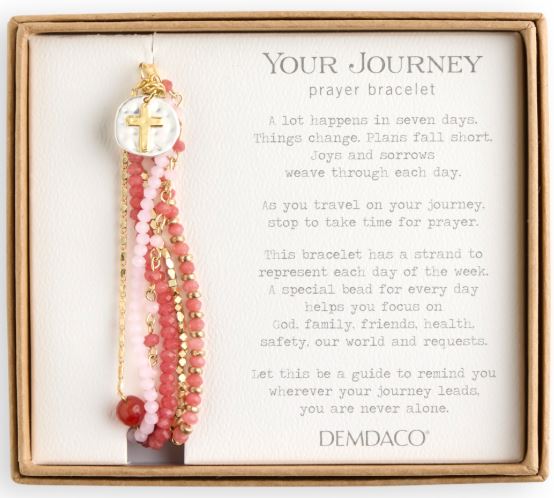 Beaded Prayer Cross Bracelet