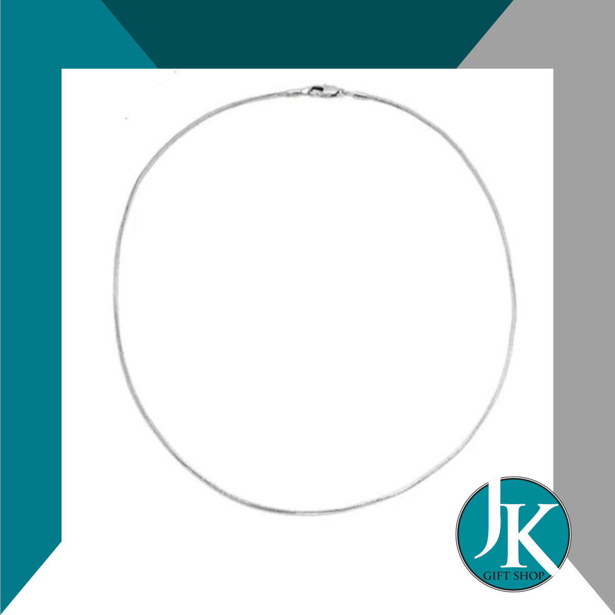 Birthstone Snake Necklace 18"