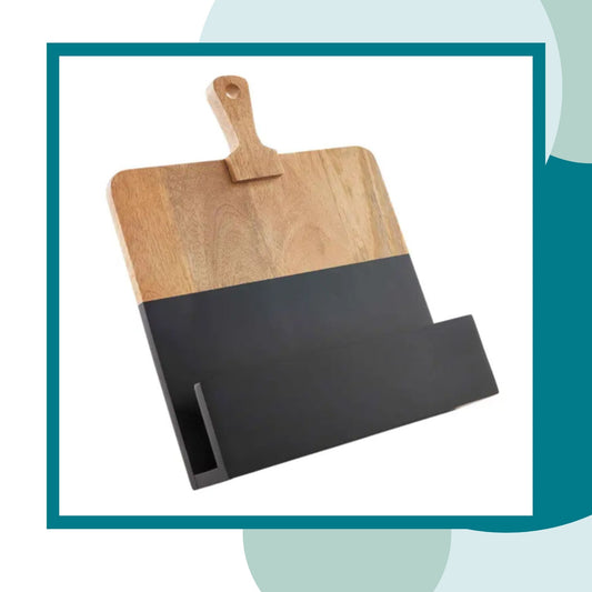 Black Two Toned Cookbook Holder
