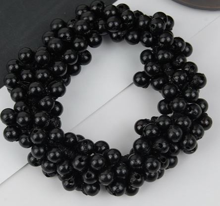 Beaded Pearl Hair Scrunchie