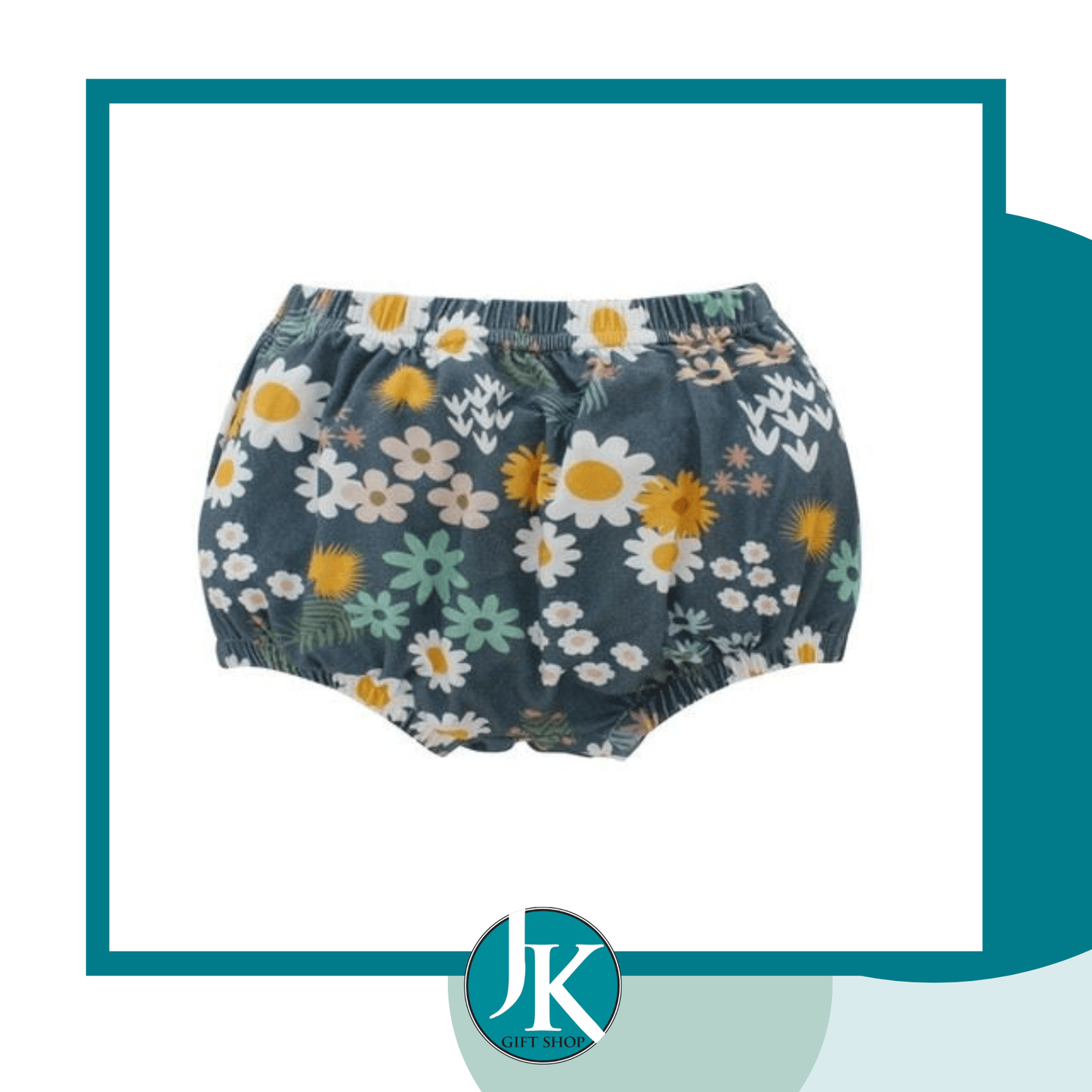 Blue Daisy Bloomers 3-6 M