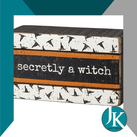 Box Sign Secretly A Witch