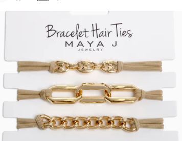 Bracelet Hair Tie 3pk