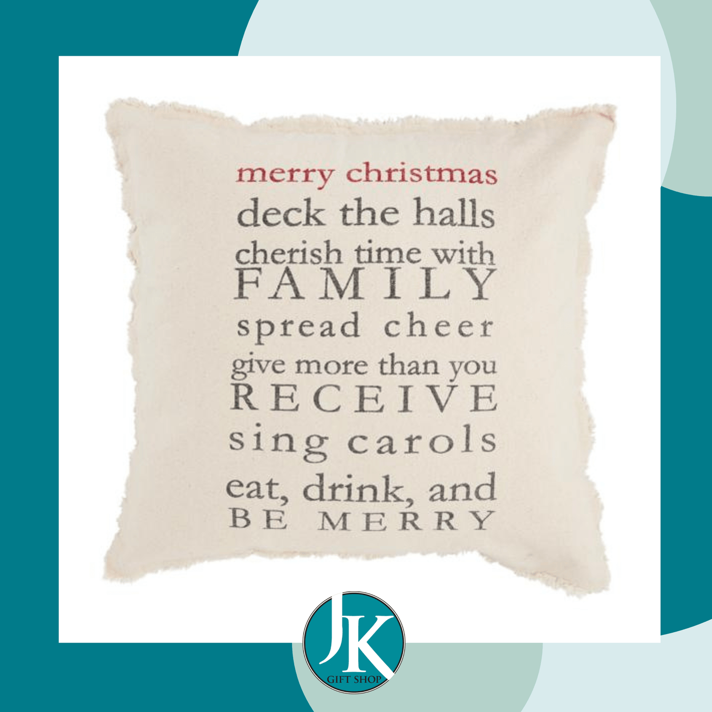 Christmas Rules Pillow