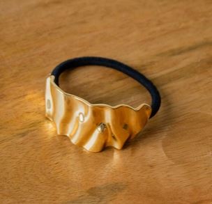 Crinkled Ponytail Holder
