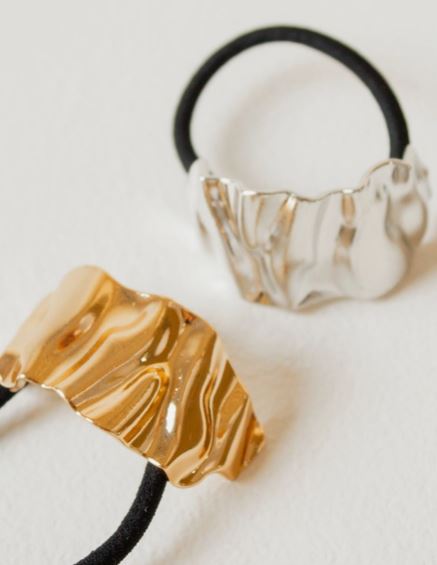 Crinkled Ponytail Holder