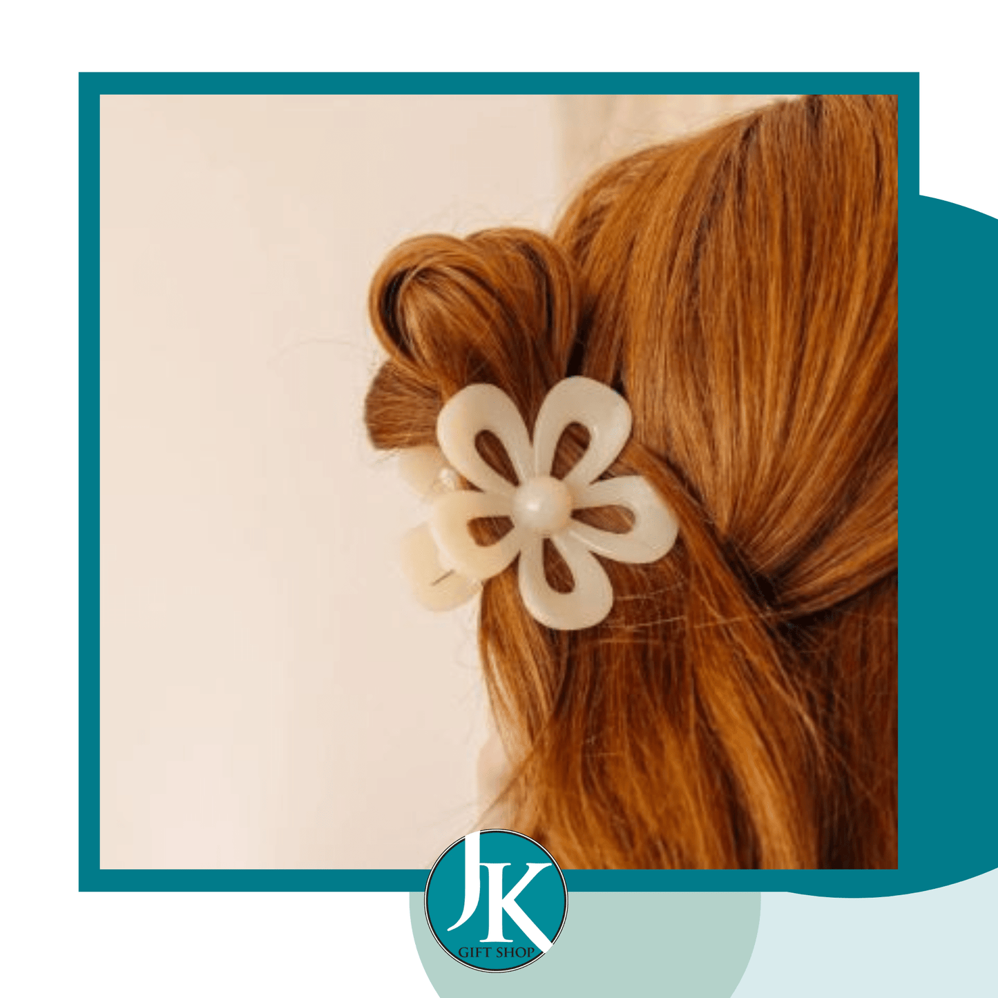 Cut Out Flower Claw Clip