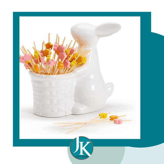 Easter Bunny with Flower Picks