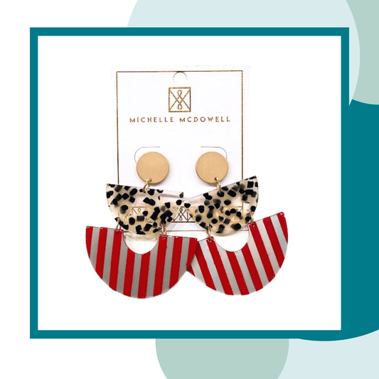 Emorie Earrings Crimson