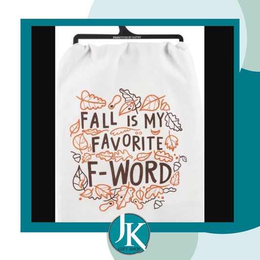 Fall My Favorite F Word Towel