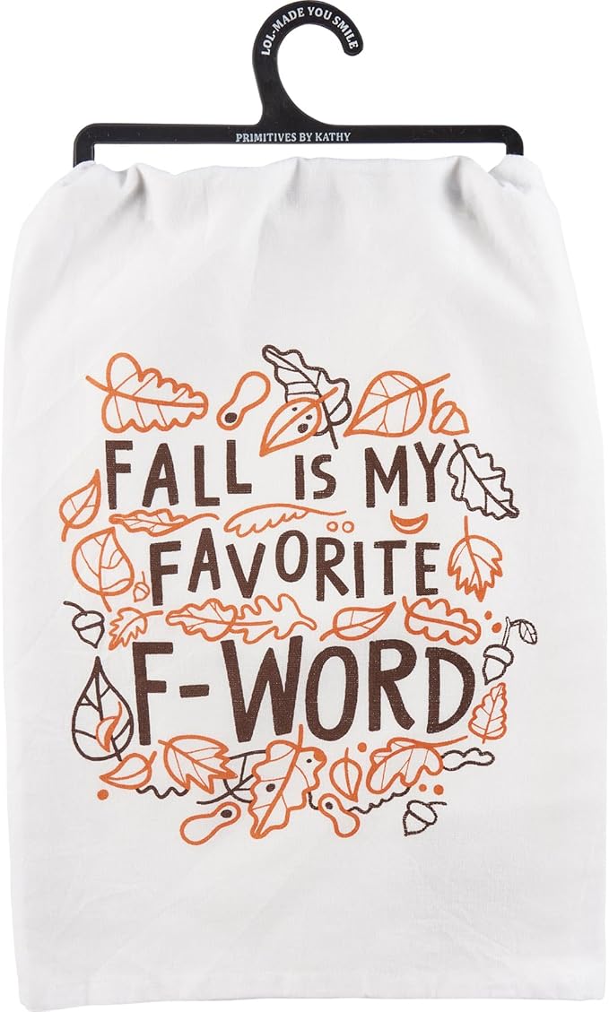 Fall My Favorite F Word Towel