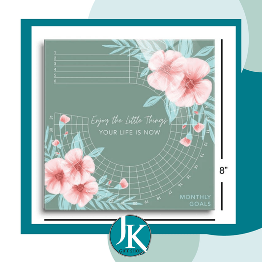 Floral Habit Tracker Board