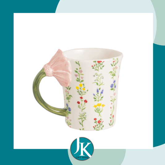 Flower Handle Mug