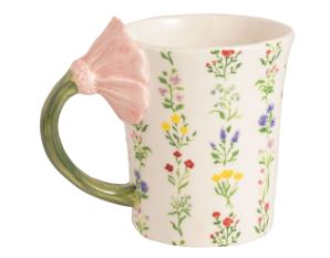 Flower Handle Mug