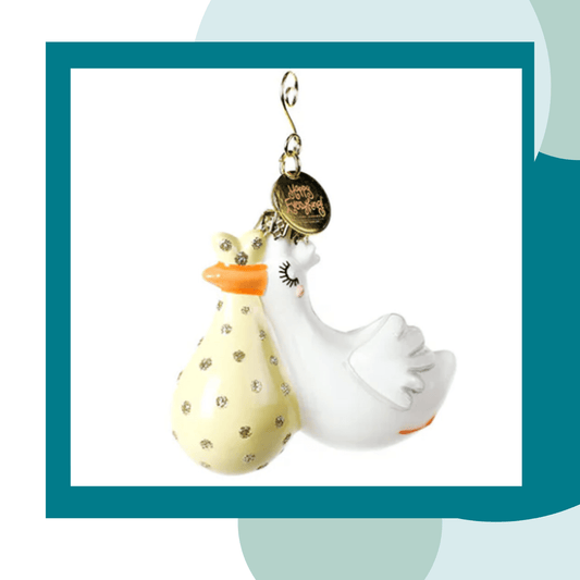 Flying Stork Shaped Ornament
