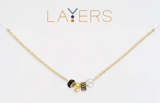 Drawstring Adjuster Necklace Carded 3