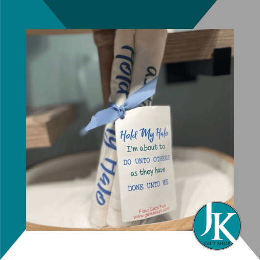 Hold My Halo Tea Towel