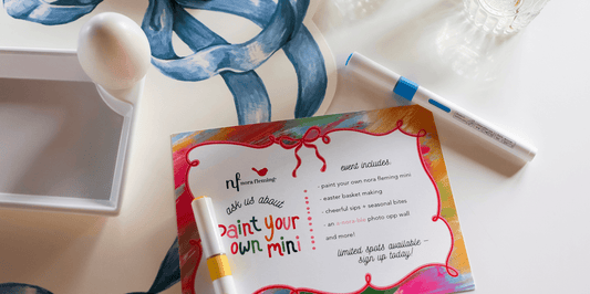 Paint Your Own Nora Fleming Mini Easter Egg Set