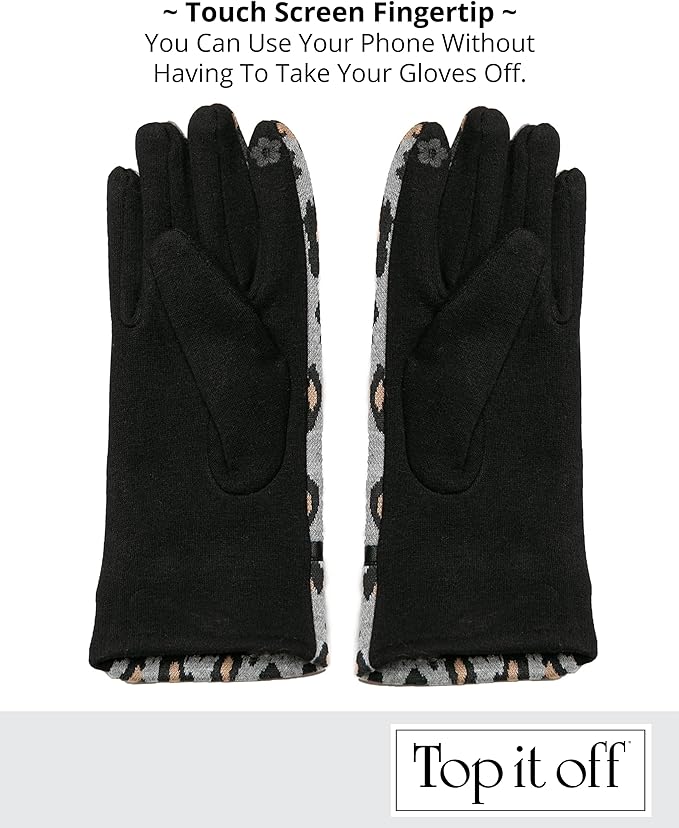 Dani Leopard Print Gloves