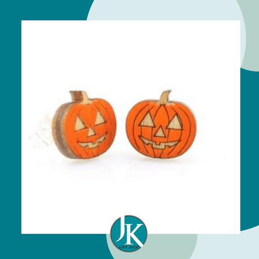 Jack O Lantern Post Earrings