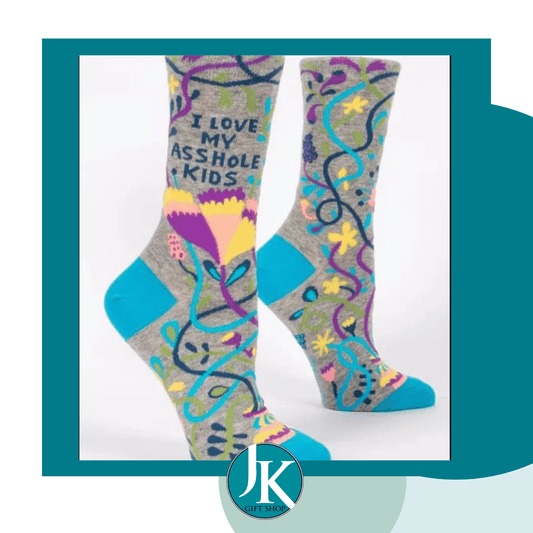 Love my Asshole Kids Women's Crew Socks