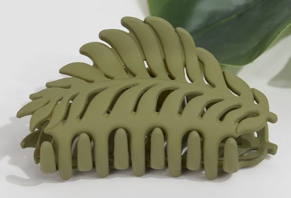 Matte Leaf Hair Clip Medium