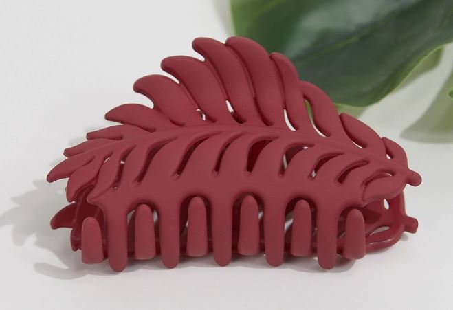 Matte Leaf Hair Clip Medium