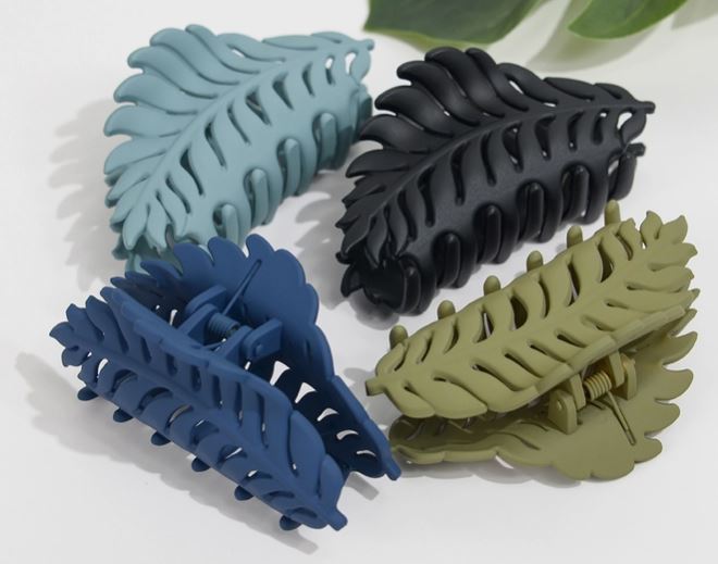 Matte Leaf Hair Clip Medium