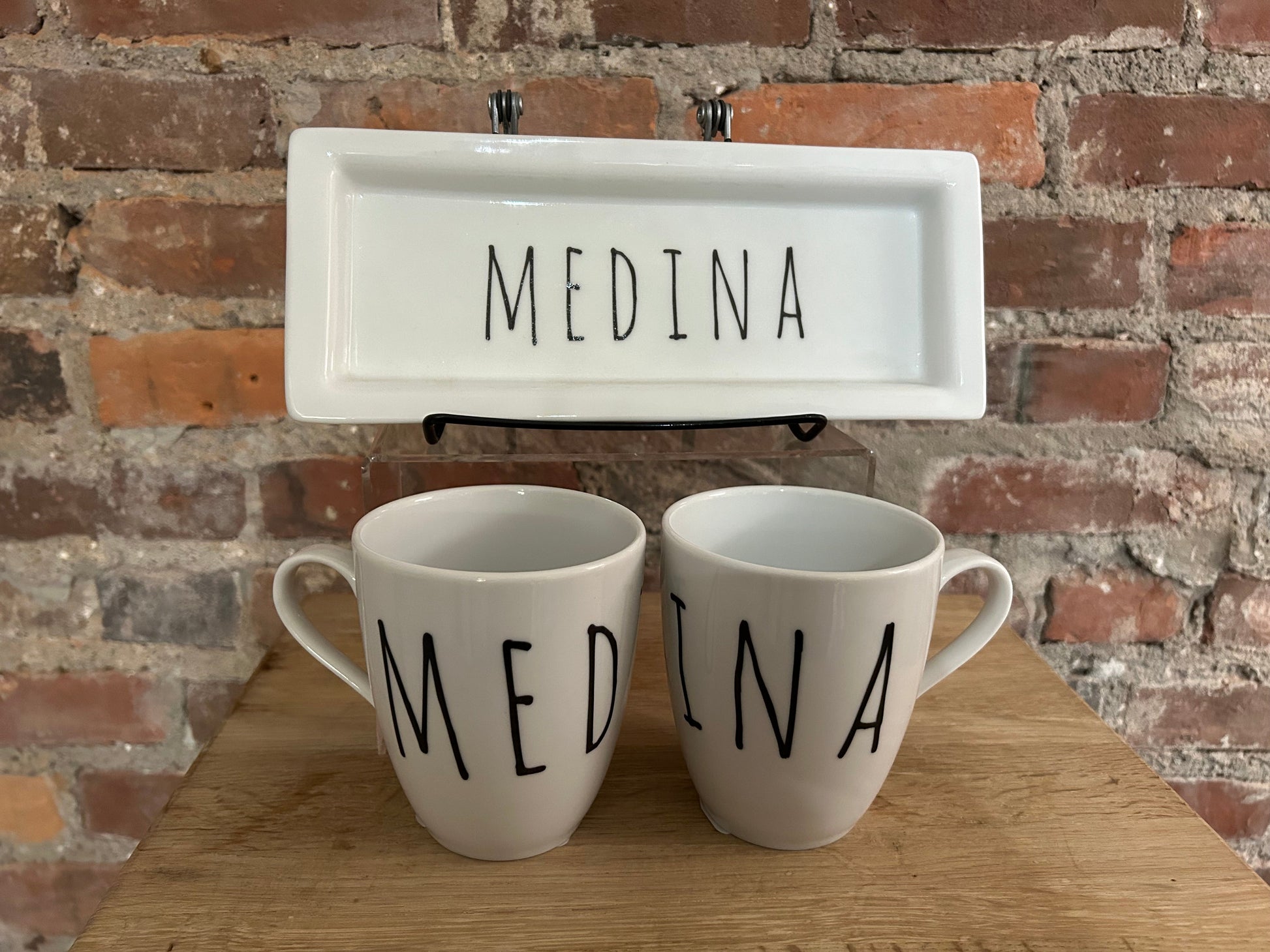 Medina Handwritten Rectangle Tray