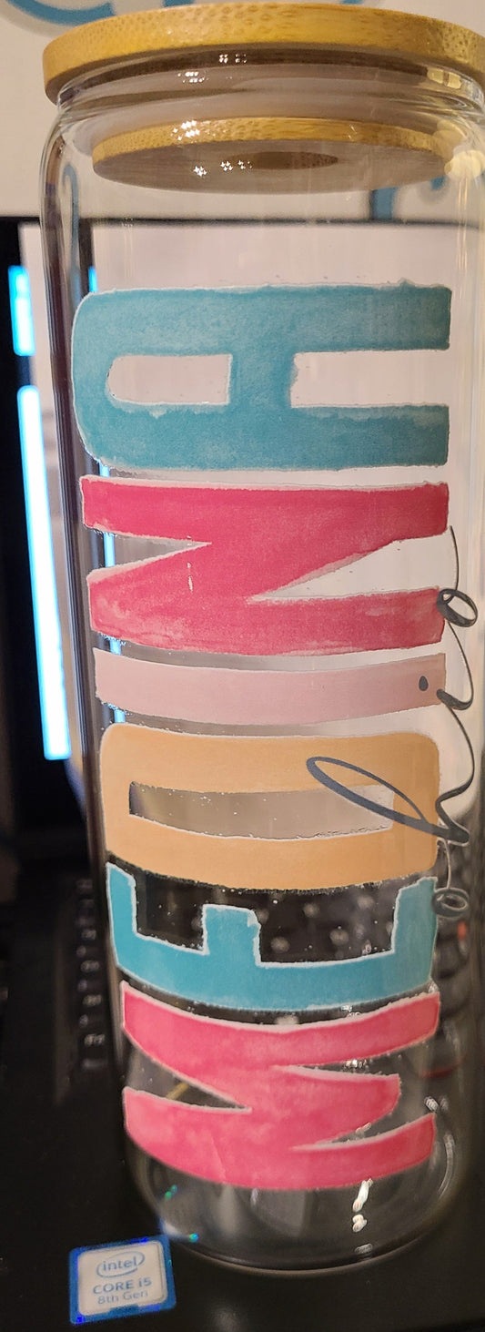 Medina Ohio Cold Brew Glass Tumbler