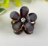 Mini Metal Flower Hair Clip