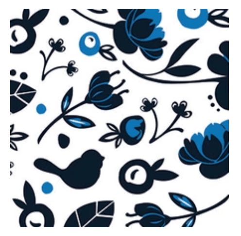 Nora Fleming Cocktail Napkins Blue Jay