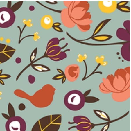 Nora Fleming Guest Towel Finch Blue