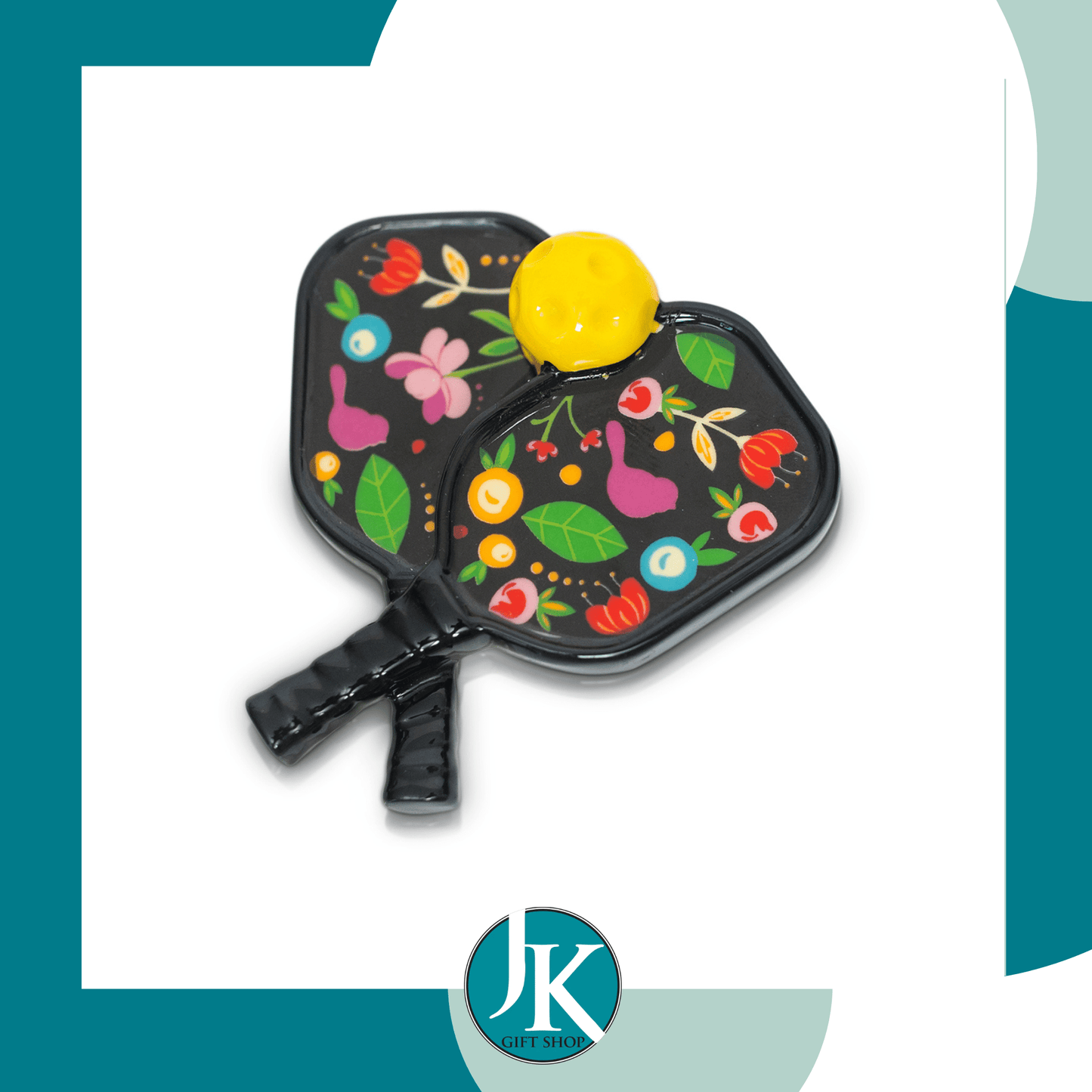 Nora Fleming Mini A402 Pickle Ball Paddle Day Dinking
