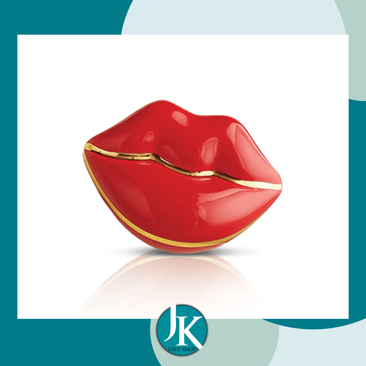 Nora Fleming Mini Lips Smooches A249  Smooches