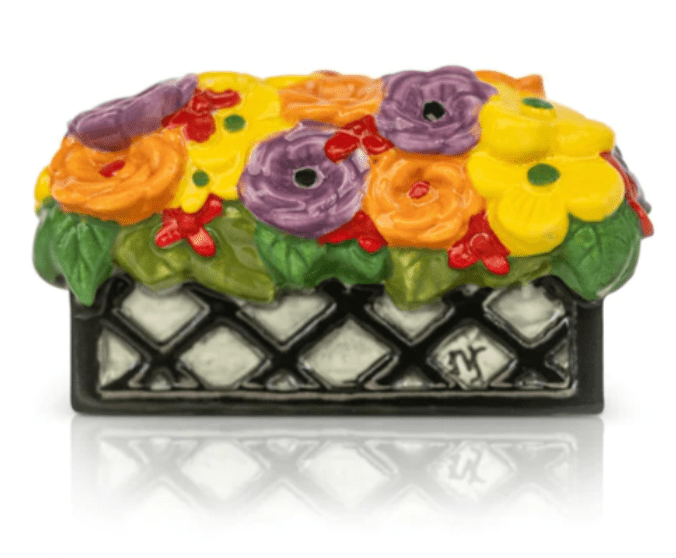 Nora Fleming Mini Love Blooms Here Flower Box A409