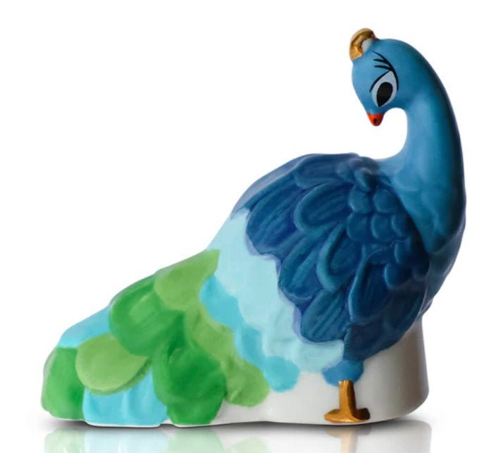 Nora Fleming Mini Peacock A446 Fancy Feathers