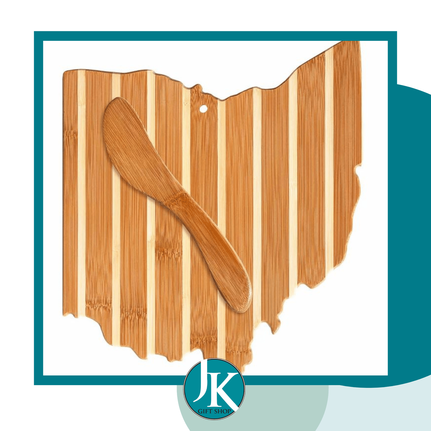 Ohio Charcuterie Board & Spreader Set