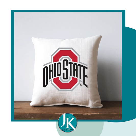 Ohio State Athletic Logo Pillow