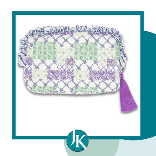 Patchwork Quilted Cosmetic Bag